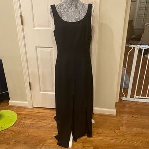 Vintage Black cocktail dress with slits